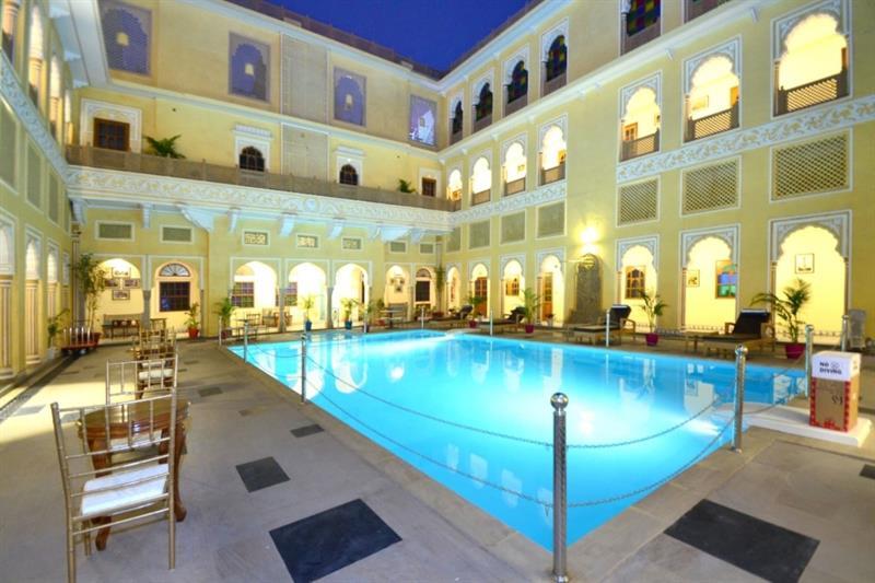 Nirbana Palace - A Heritage Hotel And Spa Jaipur Exteriör bild
